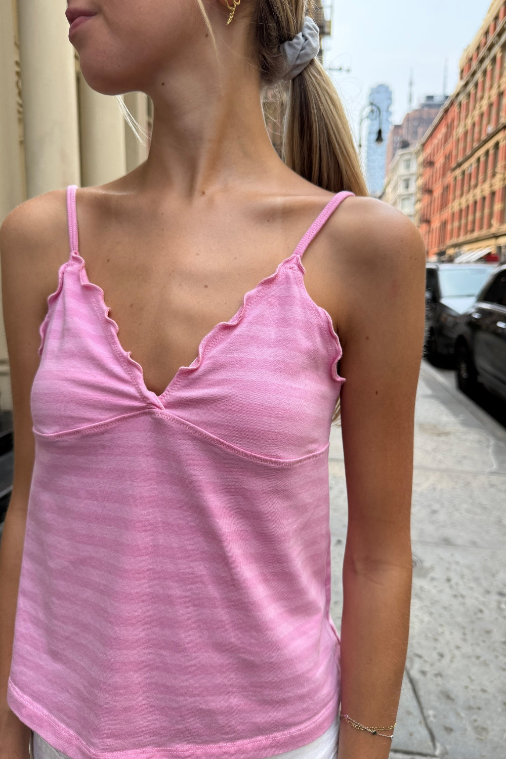Bubblegum Pink and Pink Stripes / XS/S