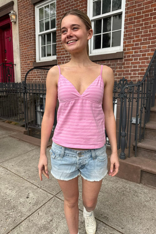 Bubblegum Pink and Pink Stripes / XS/S
