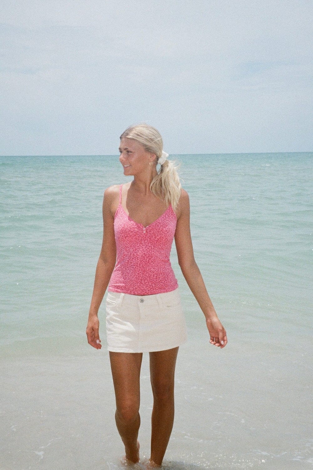 Tiffany Leopard Tank | Hot Pink Leopard / XS/S