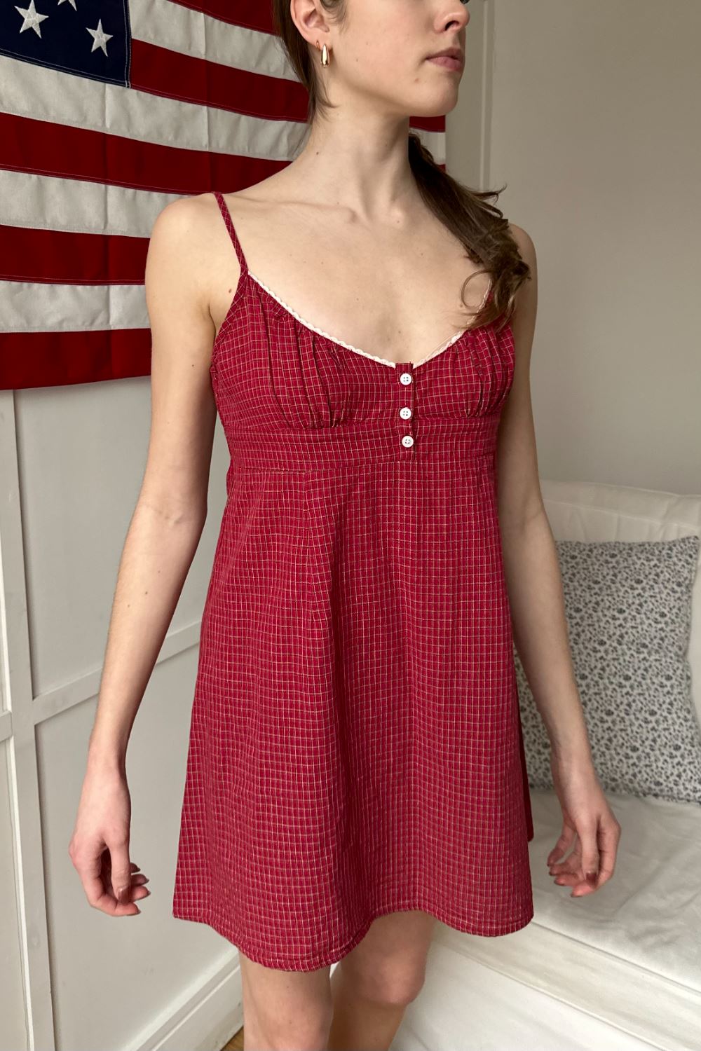 Red and White Plaid