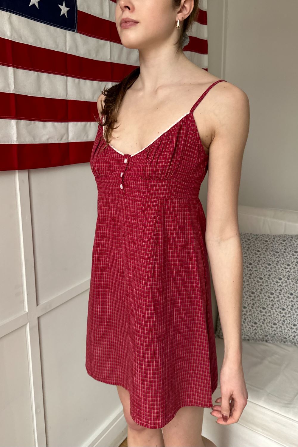 Red and White Plaid