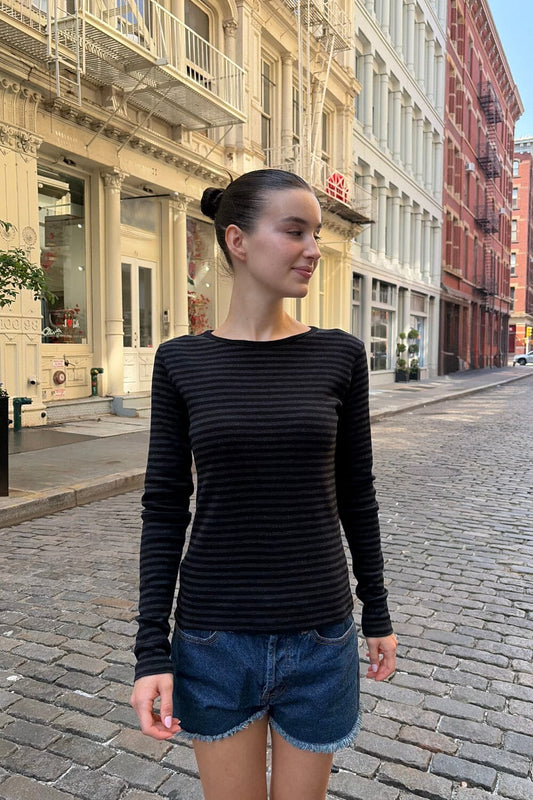 Dark Grey And Black Stripes / XS/S