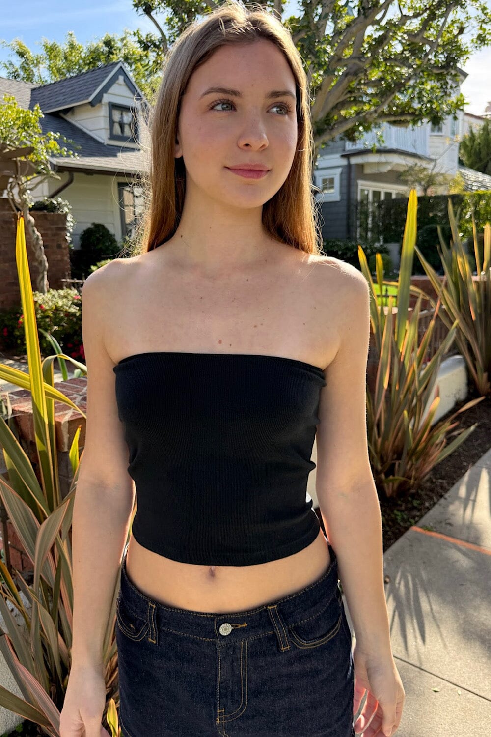 Kurzes Top Amelia | Black / XS/S