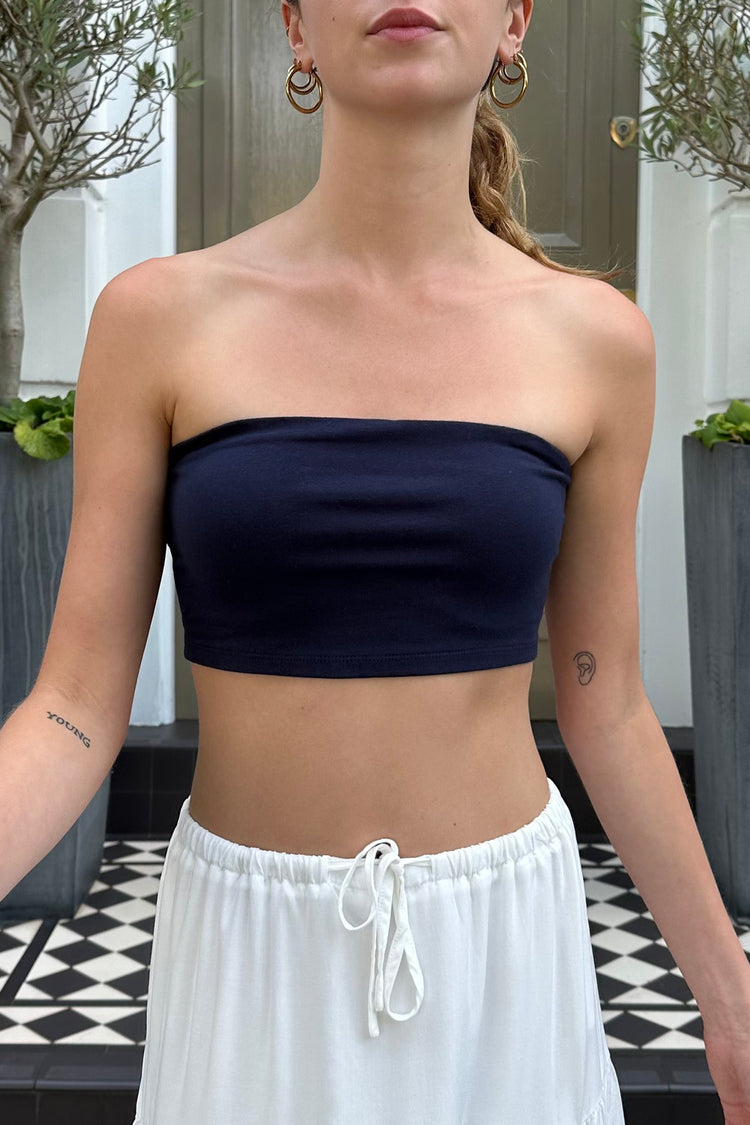 Ria Bandeau Top | Navy Blue / XS/S