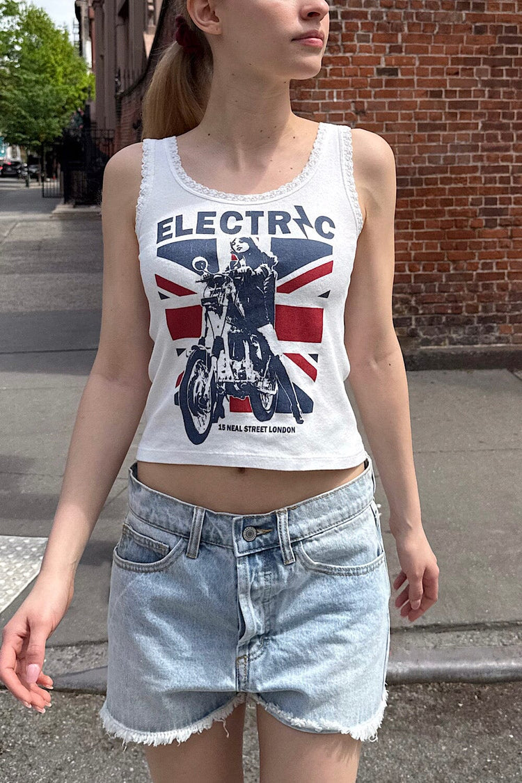 Ronnie Electric Tank | White