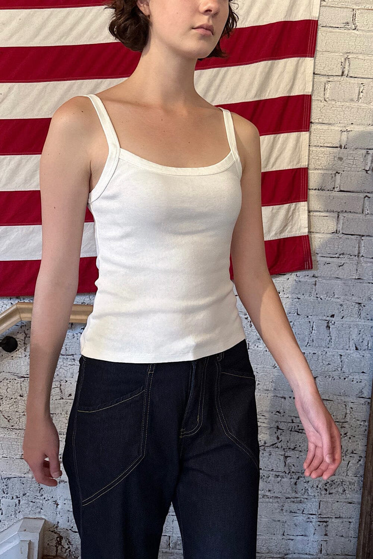Belle Tank | White / XS/S