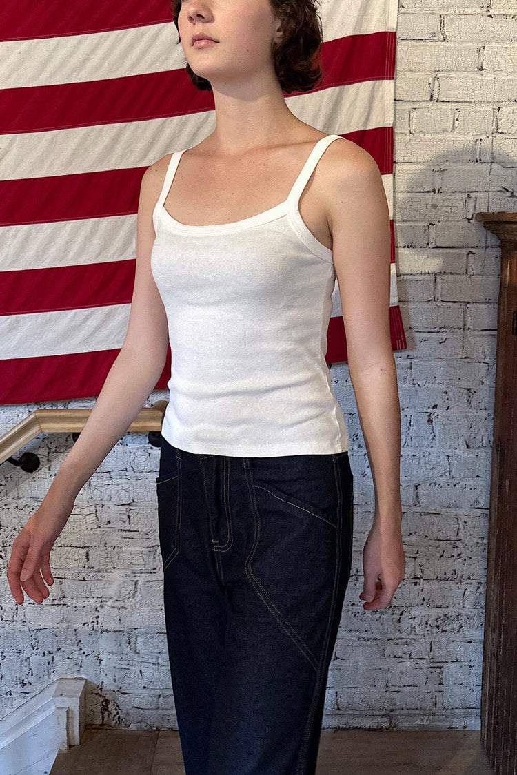 Belle Tank | White / XS/S