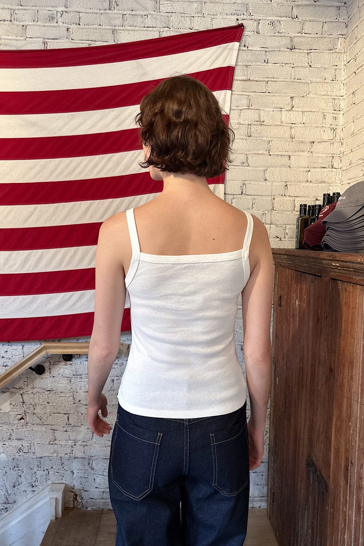 Belle Tank | White / XS/S