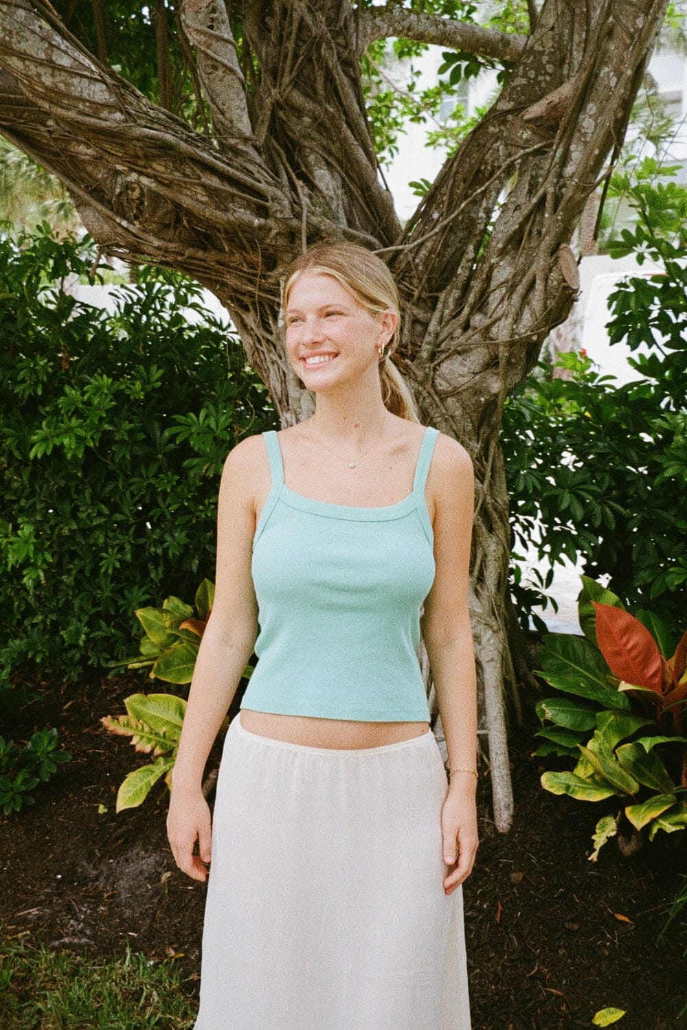 Belle Tank | Seafoam Teal / XS/S
