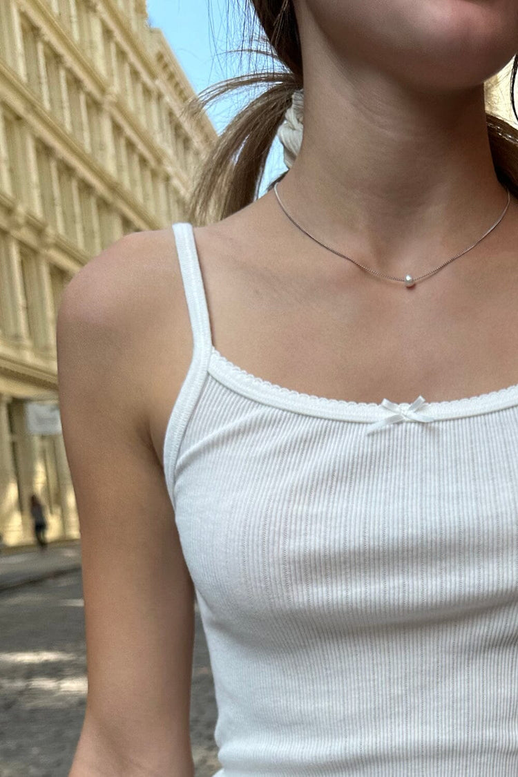 Belle Tank | White / XS/S