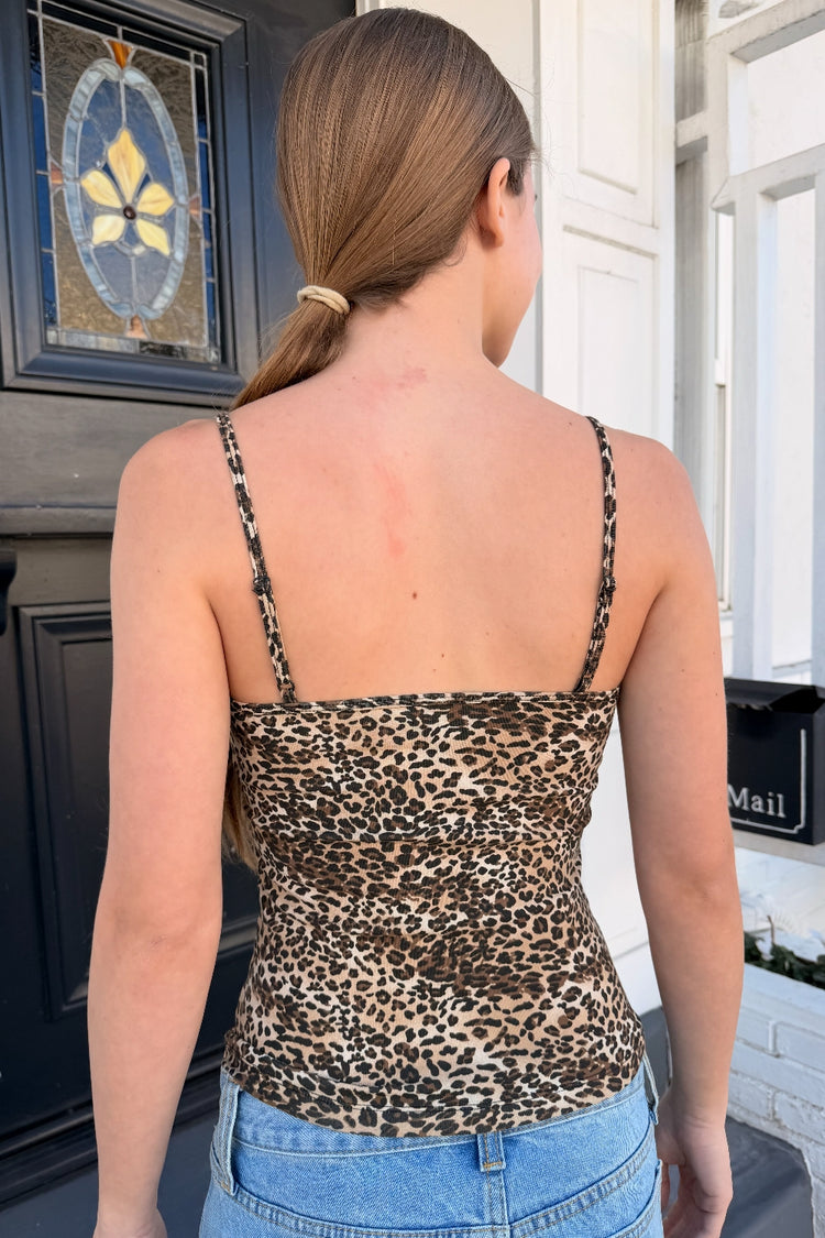 Skyler Leopard Tank | Leopard / XS/S