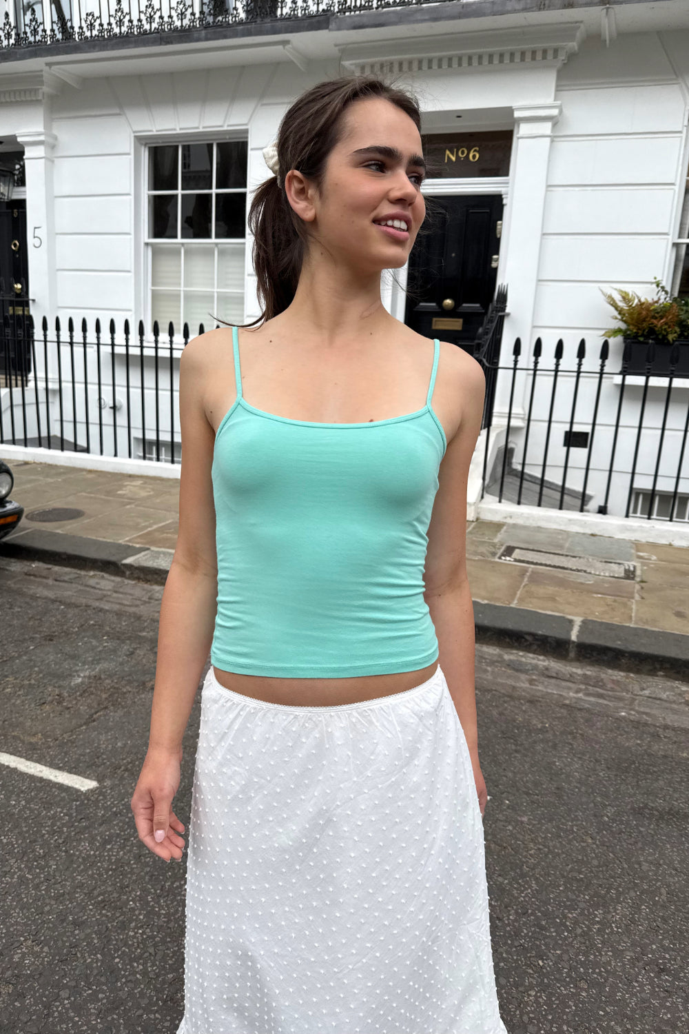 Skylar Basic Tank | Seafoam Teal / XS/S