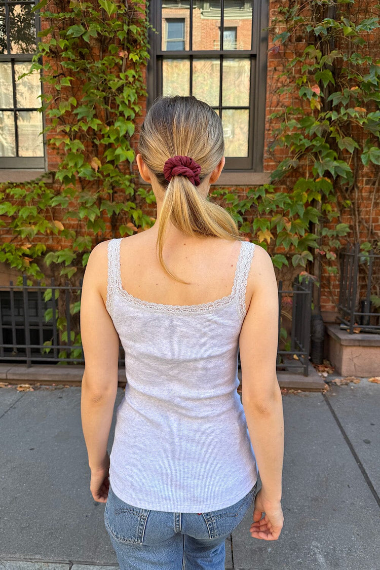 Amaya Lace Tank | Silver Grey / XS/S