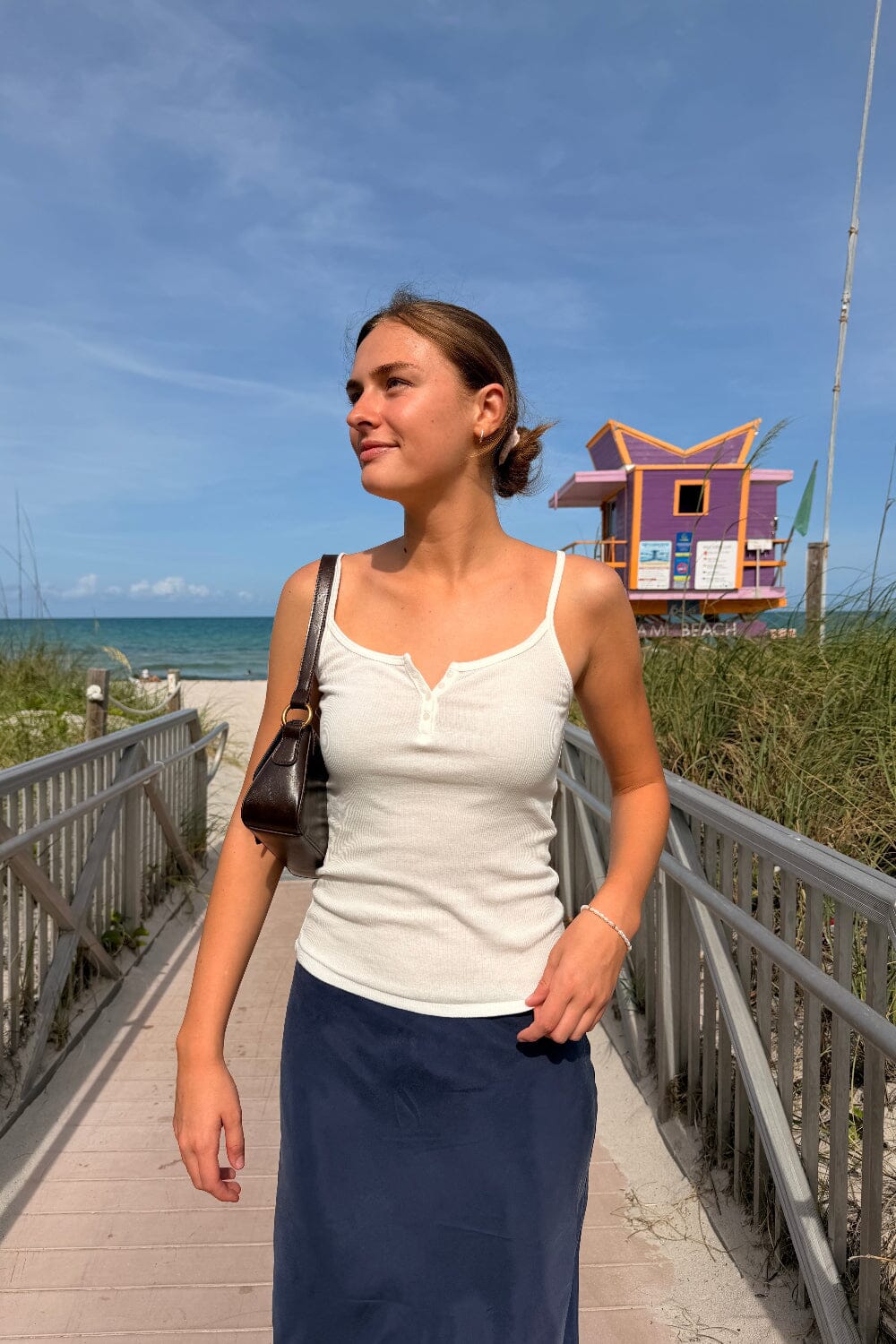 Amaya Tank | White / XS/S