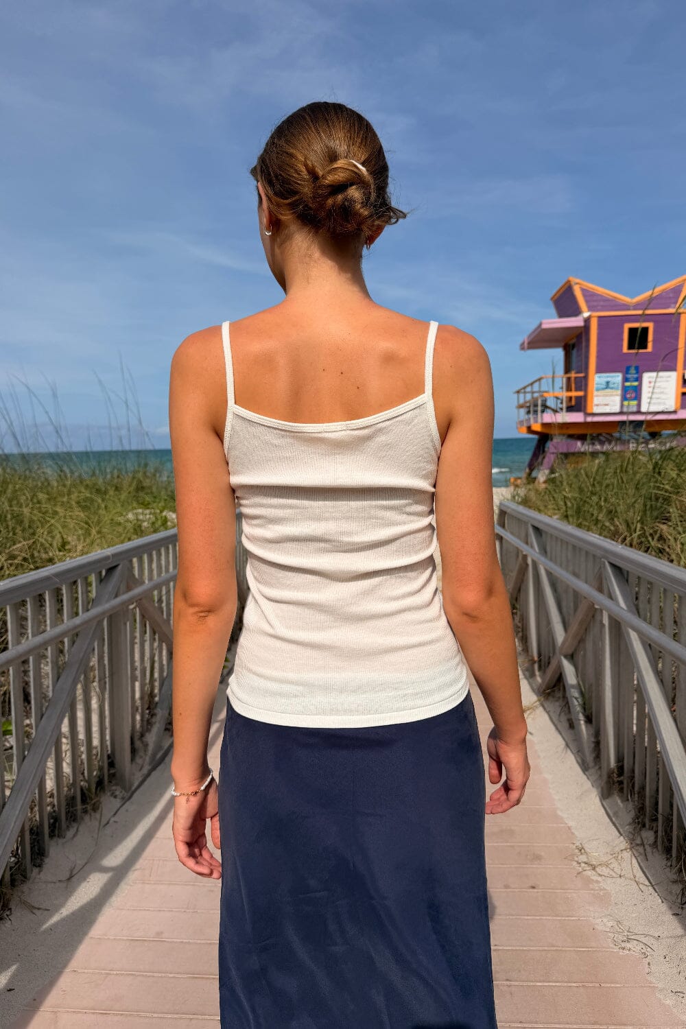 Amaya Tank | White / XS/S