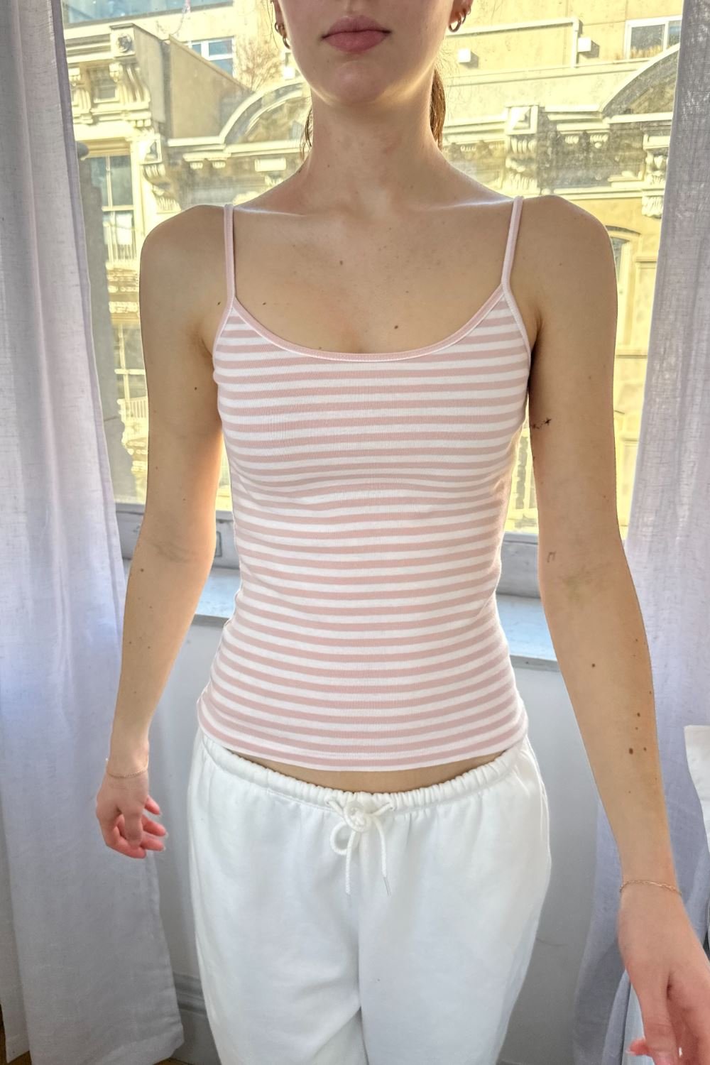 Light Pink and White Stripe / XS/S