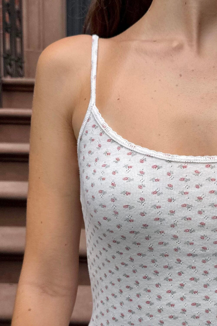 Skylar Tank NEXT SEASON  MARCH 26 | White With Roses / XS/S