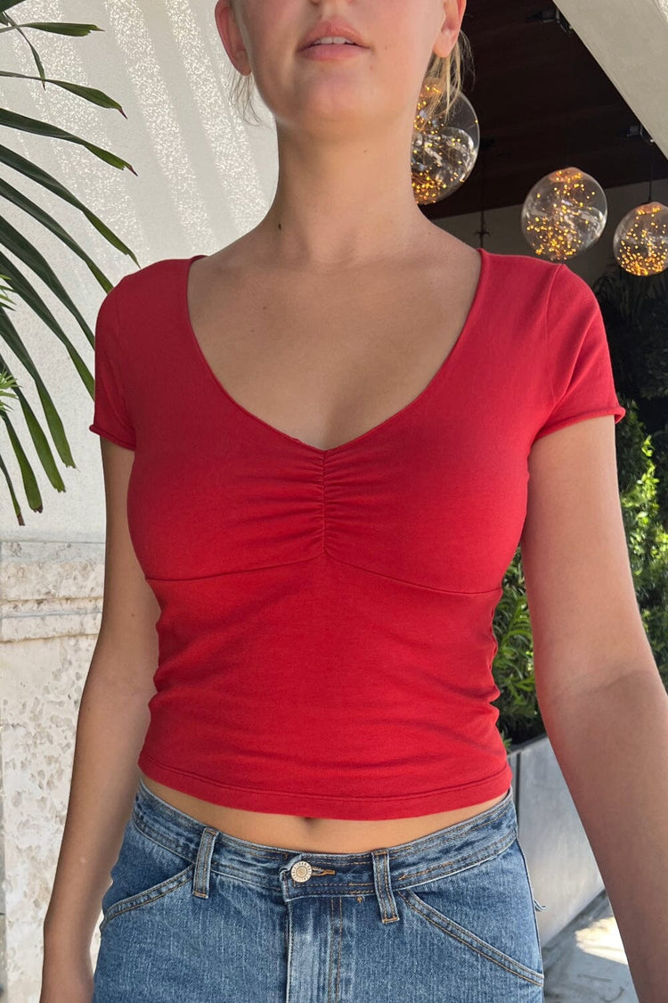 Gina Top | Red