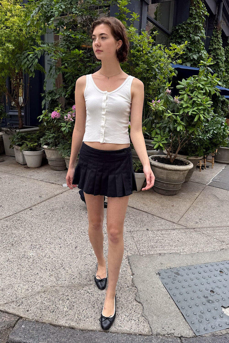 Nadia Tank | White / XS/S