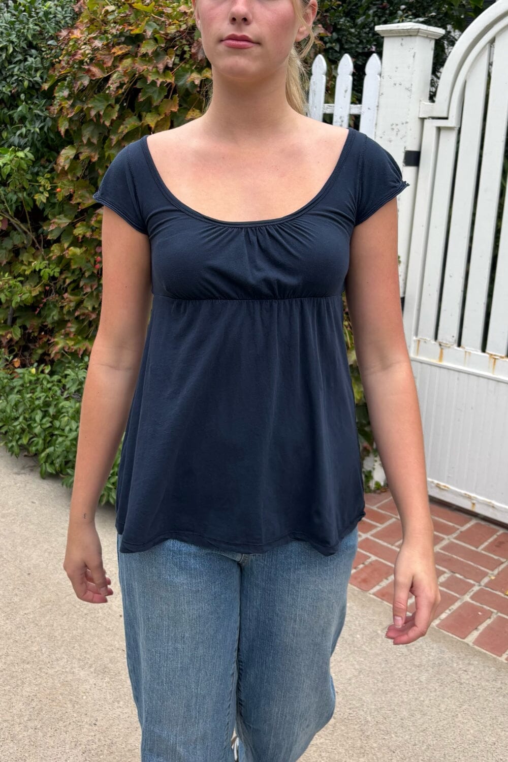 Malika Top | Navy Blue / XS/S