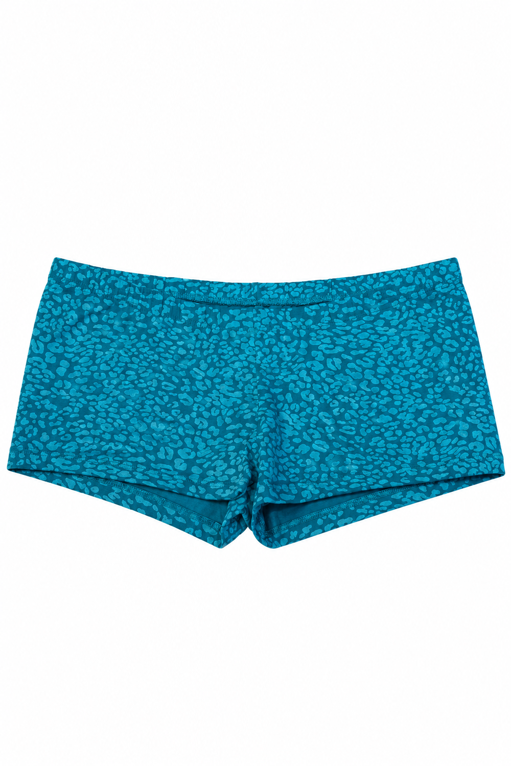 Feline Boxer Underwear | Blue Torquise Leopard