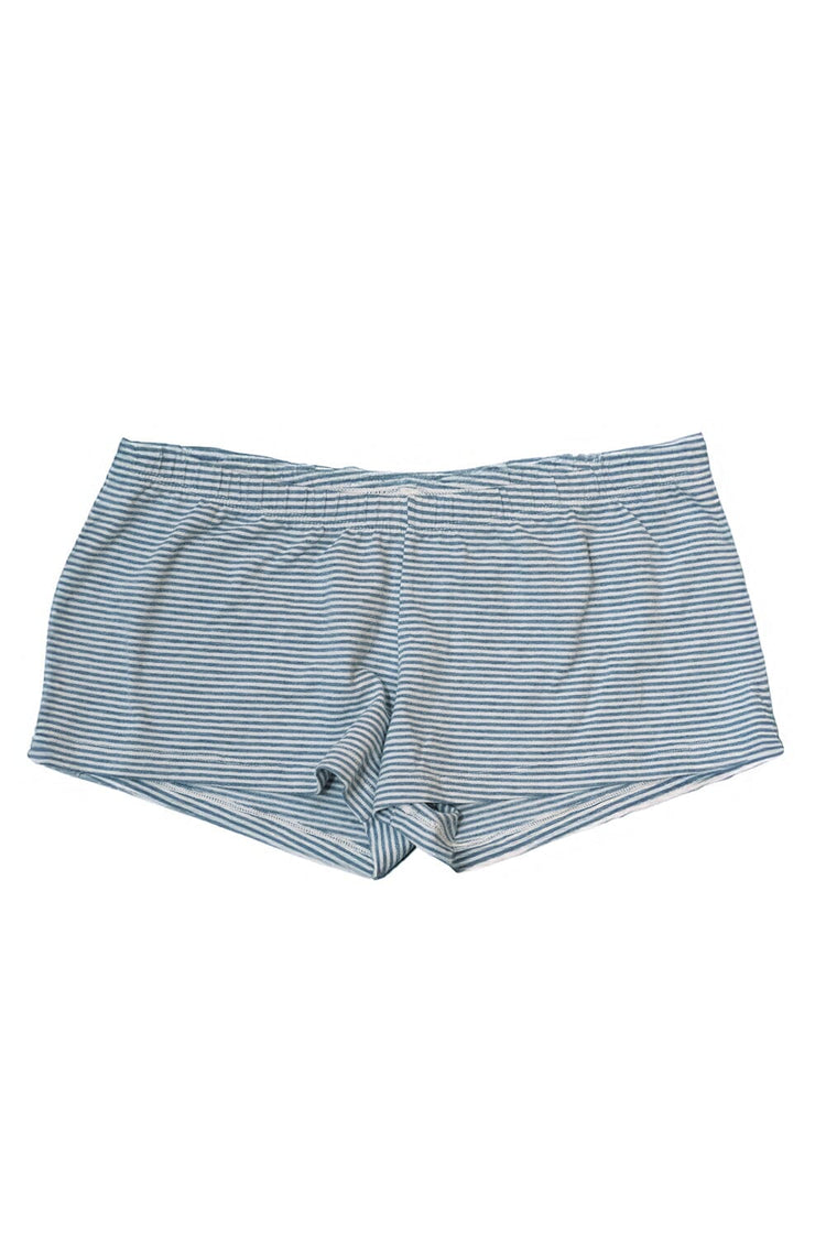 Striped Boxer Underwear | White And Light Blue Stripes / XS/S