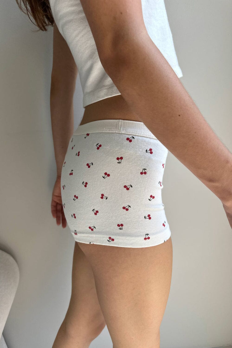 Cherry Boxer Underwear | Ivory / XS/S