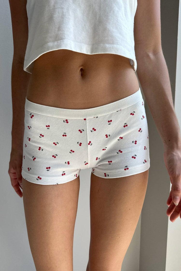 Cherry Boxer Underwear | Ivory / XS/S