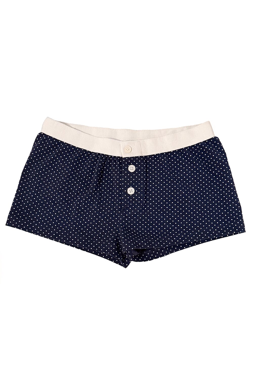 Navy Blue with White Polka Dots / XS/S
