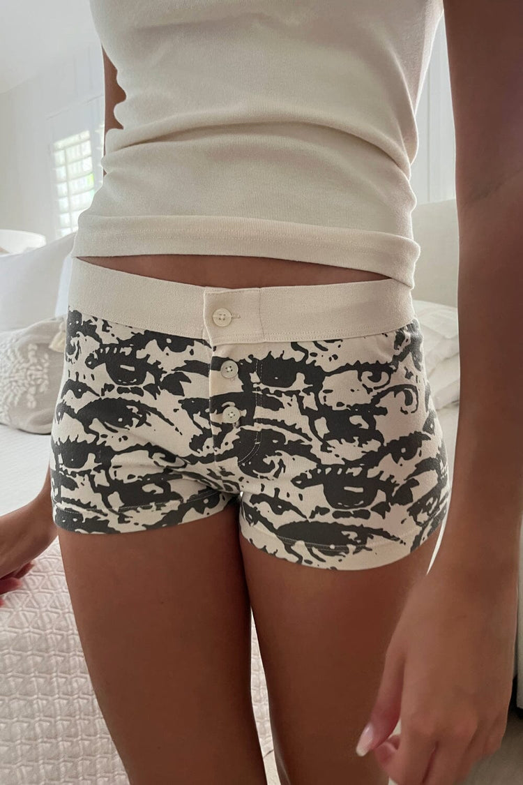 Boy Short Eye Underwear | Ivory