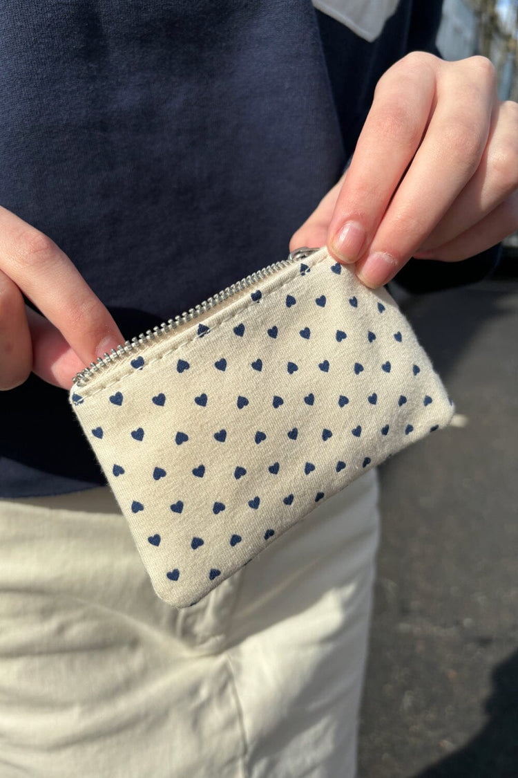 Heart Coin Purse | Navy