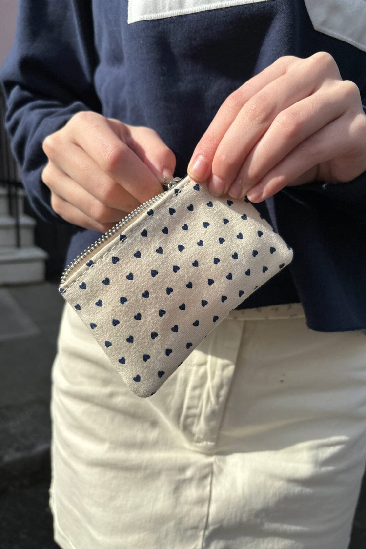 Heart Coin Purse | Navy