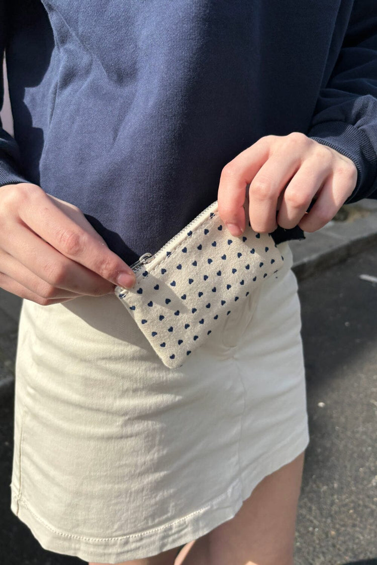 Heart Coin Purse | Navy