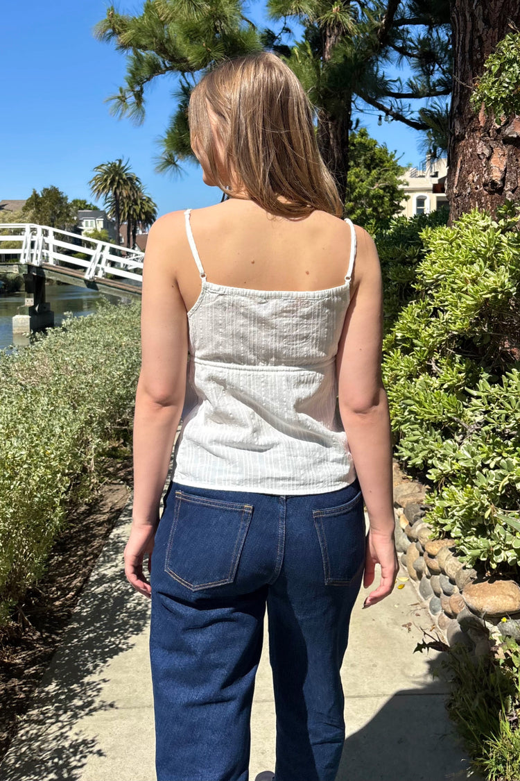 Tiffany Tank | White / XS/S