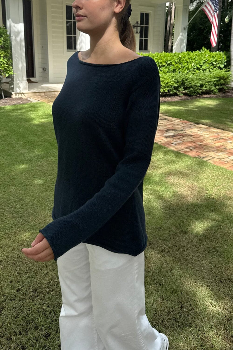 Martha Sweater | Navy Blue / Regular Fit