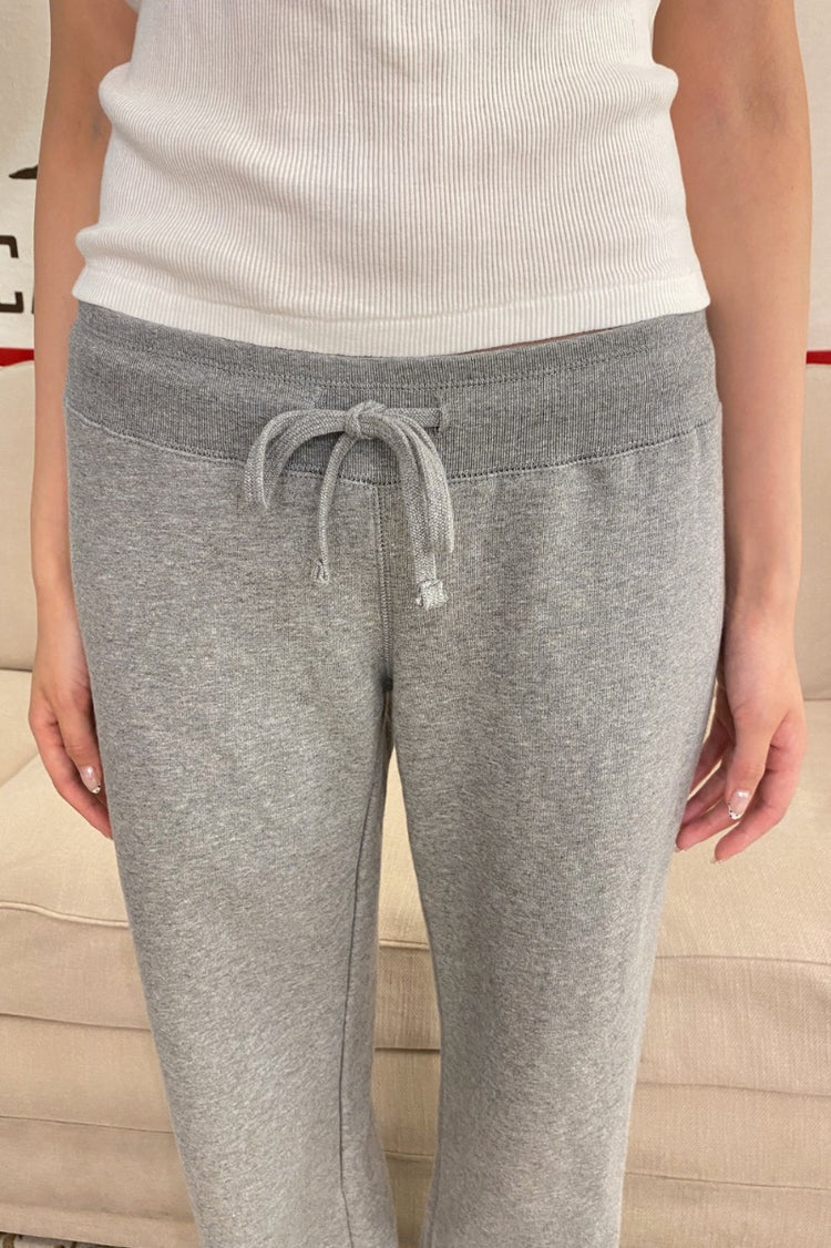 Hilary Stripe Yoga Pants | Heather Grey