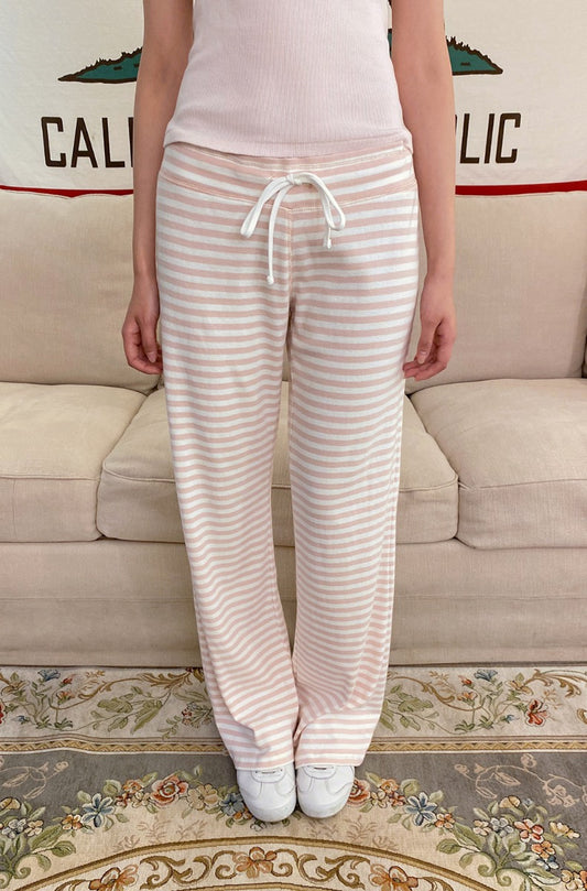 Light Pink with White Stripes / XS/S