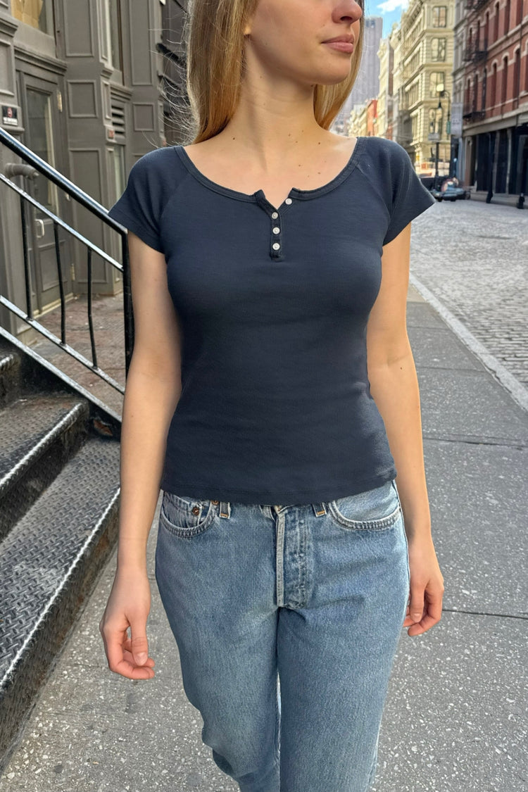 Zelly Top | Navy Blue / XS/S