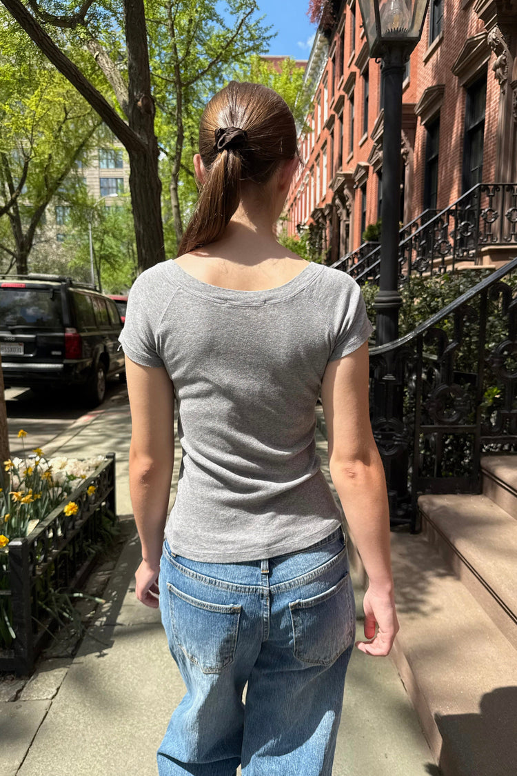 Alaia Top | Heather Grey / XS/S