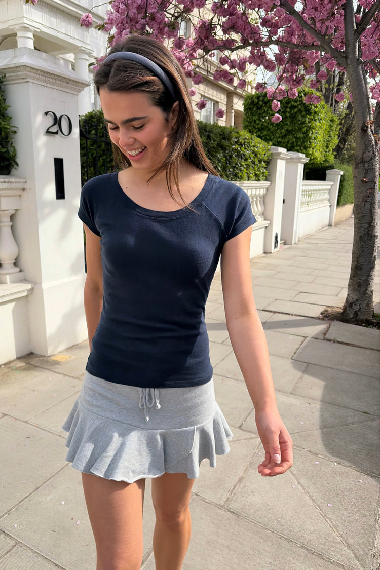 Alaia Top | Navy Blue / XS/S