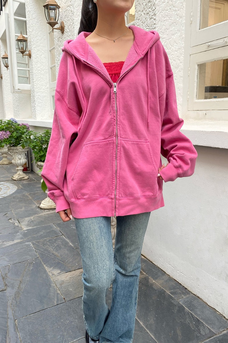 Christy Hoodie | Fuchsia / Oversized Fit