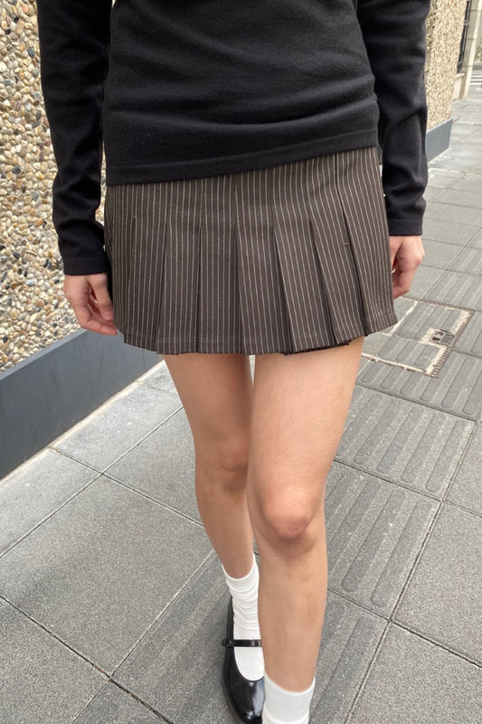 Brown White Stripes / XS/S