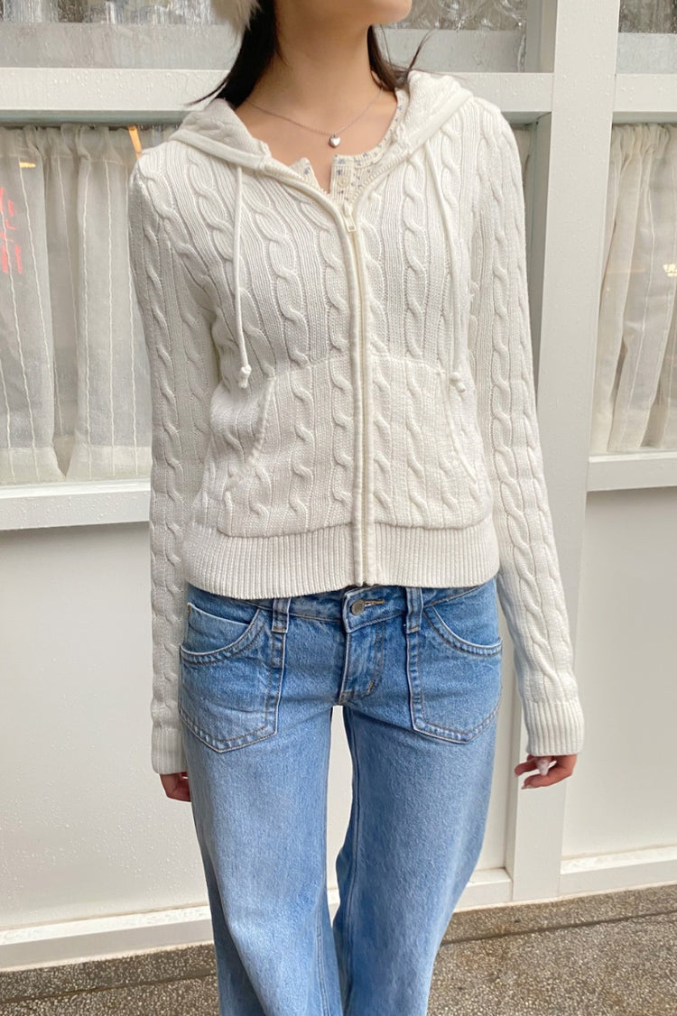 Alana Wool Sweater | White / XS/S