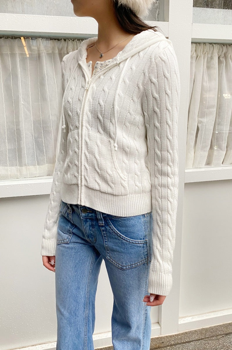 Alana Wool Sweater | White / XS/S