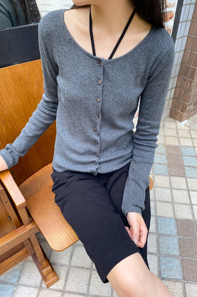 Athelia Top | Dark Grey