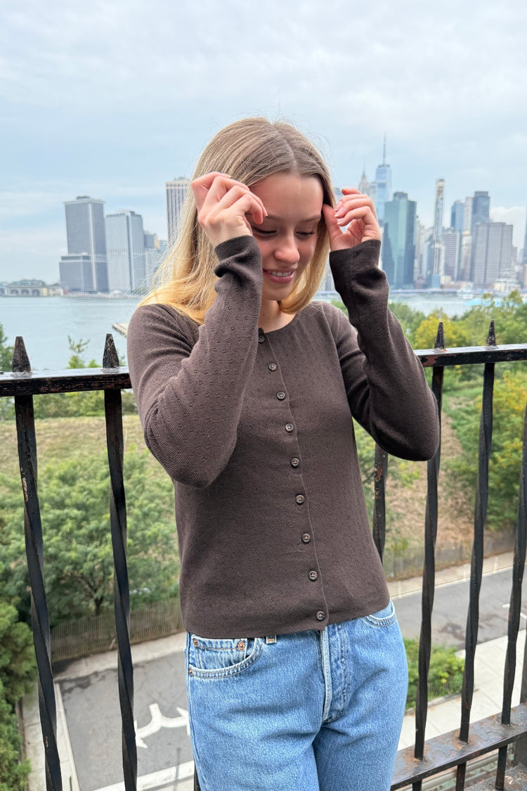 Athelia Top | Brown / S