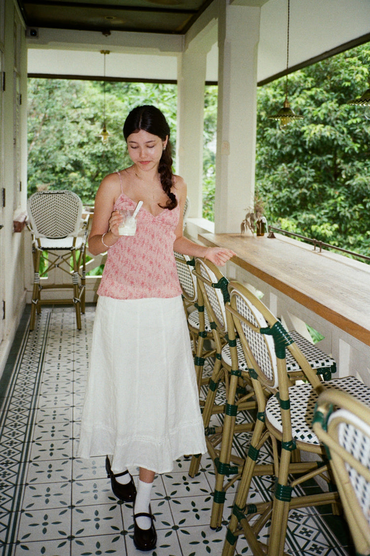 Edith Floral Tank | Regular Fit