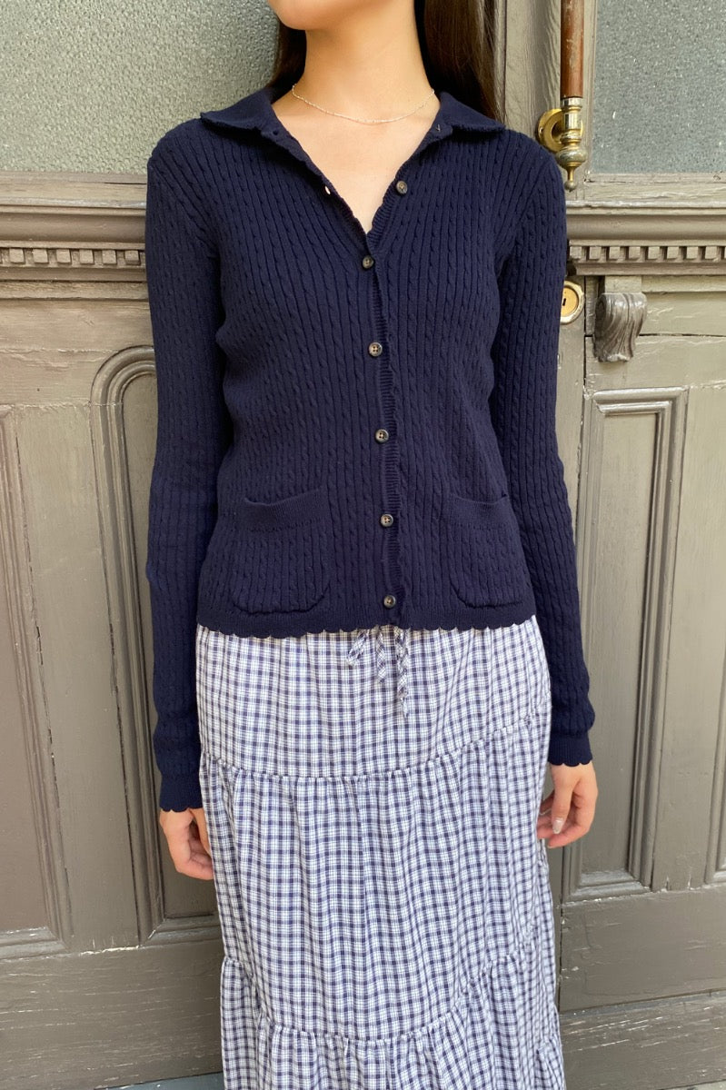 Amalie Cardigan | Navy Blue / XS/S