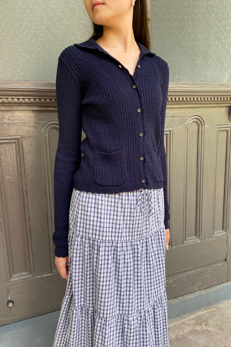 Amalie Cardigan | Navy Blue / XS/S