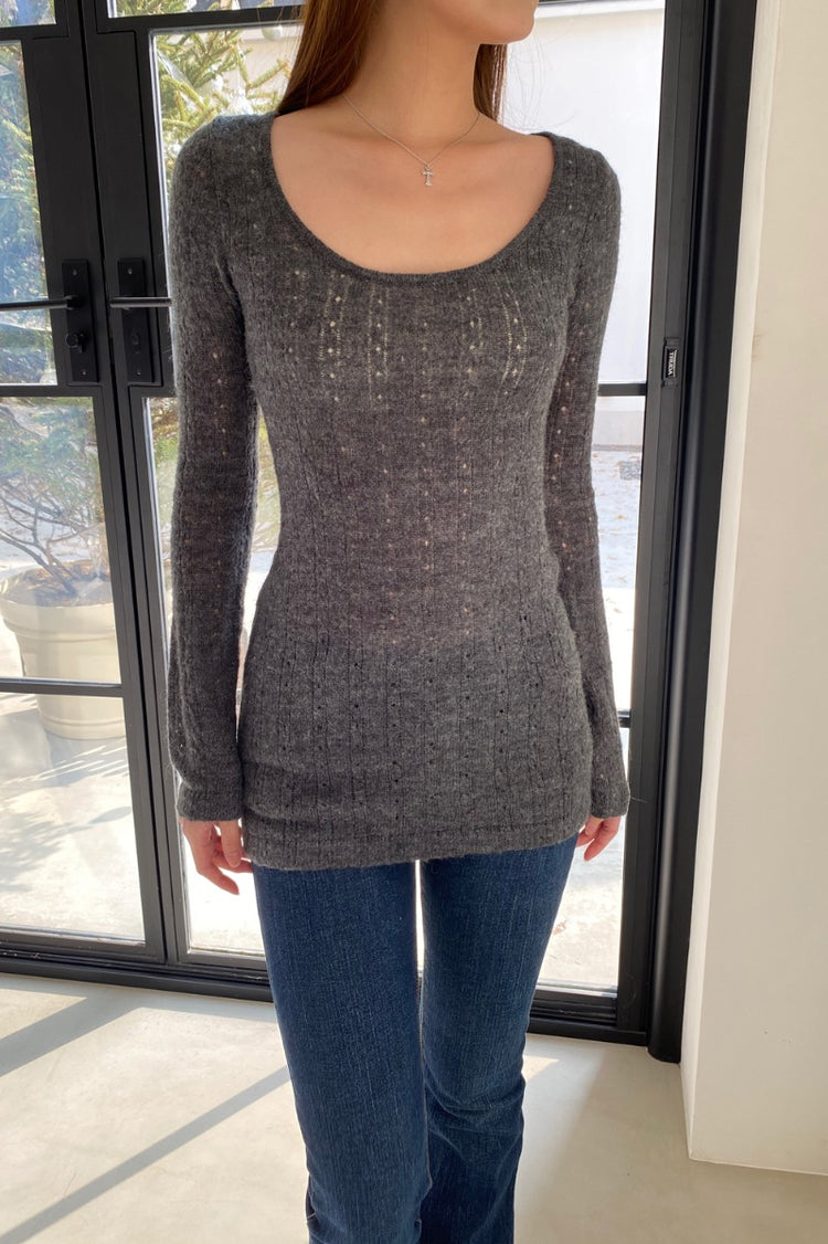 Nikki Sweater | Dark Grey